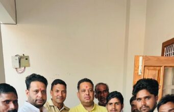 भाजपा नेता पंडित रजनीश कौशिक का किया स्वागत